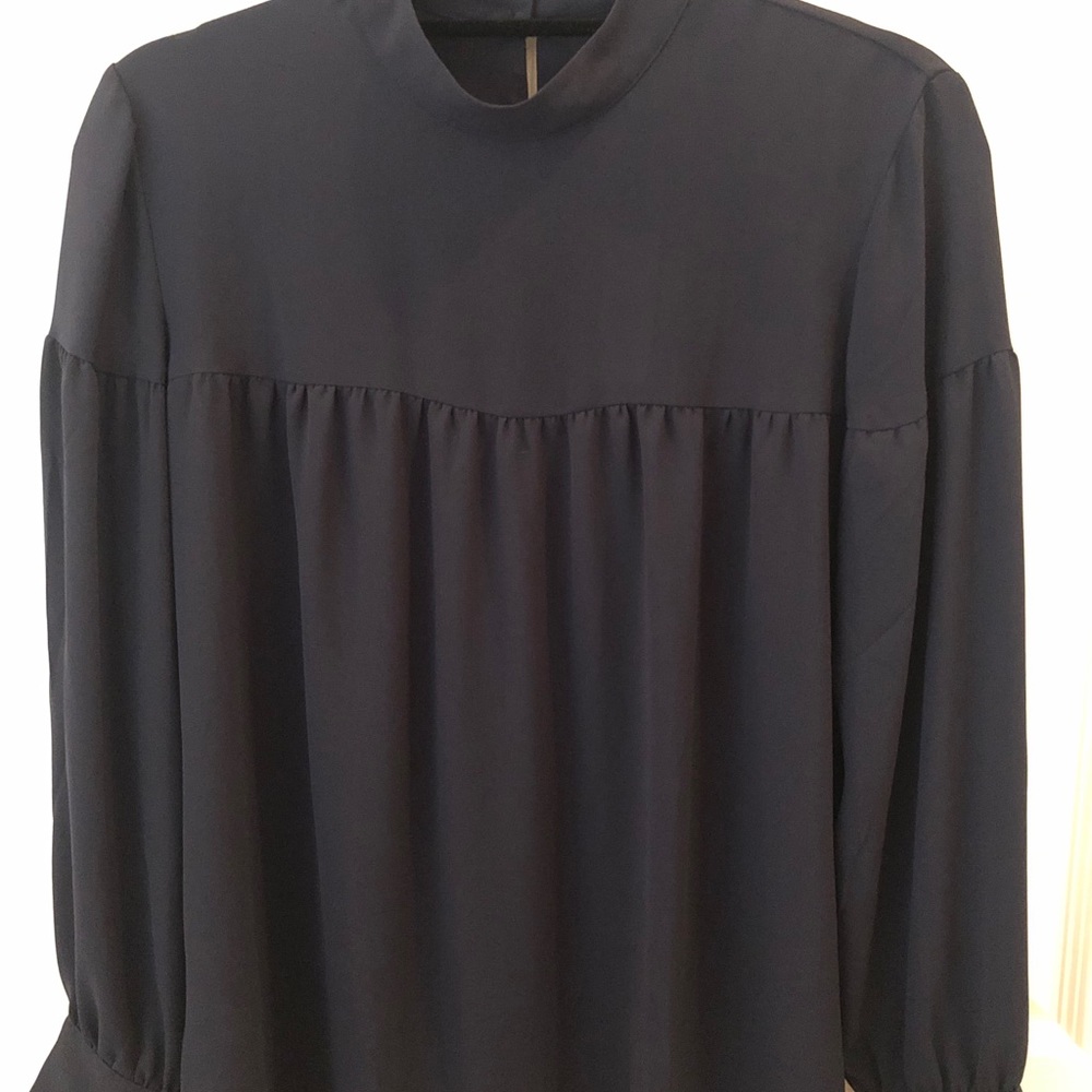NWT Loft navy blouse